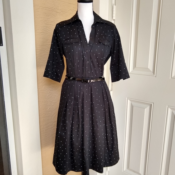 White House Black Market Dresses & Skirts - Polka Dot Shirtdress - WHBM